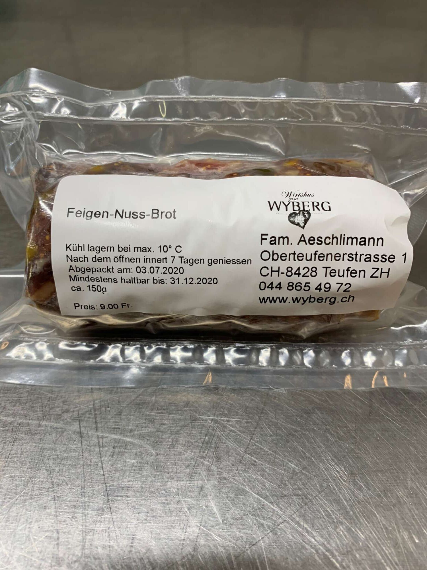 Feigen-Nuss-Brot – Wirtshus zum Wyberg